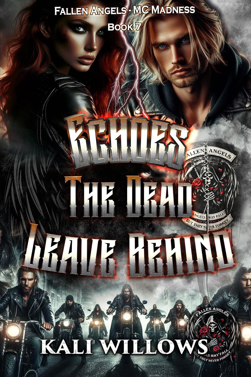 5 Star Book Review: Echoes the Dead Leave Behind (Fallen Angels – MC Madness Book 7)by Kali Willows